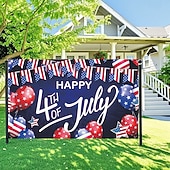 billige USA 250.-uavhengighetsdagen banner bakgrunn stoff festival utstillingsvindu veggdekorasjon hengende stoff flagg