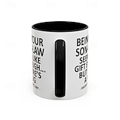 זול ספלים וכוסות-לבן קרמיקה מצחיק ספל