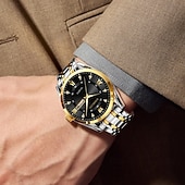 cheap Quartz Watches-Men's Watch, Men's Charm Luxury Watch, Rhinestone Decorations, Date and Calendar Functions, Night Light Display, Men's Fashionable Casual Watches, Best Men's