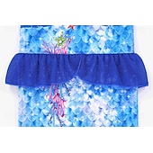  sereia Princesa sereia Vestidos Fantasia de festa temática Fantasias for Para Meninas Crianças Carnaval Baile de Máscaras Festa Feriado