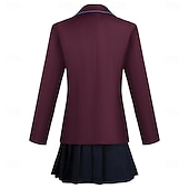  Genius Girl Cosplay Costume Outfits Casual School Uniforms for Unisex Kid's Adults' Halloween Carnival Carnival Halloween School Wear