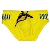 preiswerte Badehosen &amp; Boardshorts-Herren Badeshorts Badehose Badehosen Patchwork Punkt Kordelzug Schnelltrocknend Elastisch Atmungsaktiv Unterteile Surfen Wassersport Schwimmen Sommer