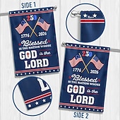 Χαμηλού Κόστους 250η επέτειος-250ή επέτειος ηπα αμερική χρόνια επέτειος σημαία 1776-2026 πατριωτικό ευλογημένο έθνος ανεξαρτησία αναμνηστικό πανό