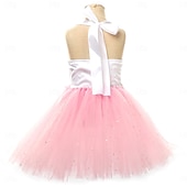 abordables Costume d'Animal-Tutu Robe Animal Lapin lapin de Pâques Robes Drôle Enfant Fille Halloween Pâques Carnaval Soirée Déguisements d'Halloween faciles Se déguiser