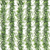 tanie Rośliny sztuczne i zieleń-6 szt. sztucznych eukaliptusów, sznur eukaliptusa, 6 stóp, liście eukaliptusa, zielona girlanda na wesele, kolację, dom, zielona