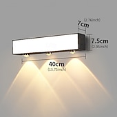 voordelige buiten wandlampen-LED-buitenwandlamp van aluminium, IP65 waterdicht, tuinmuurlamp, decoratieve wandlamp voor balkons