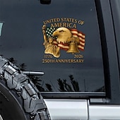 cheap U.S. 250th Anniversary-Patriotic USA Eagles 250th Anniversary Car Window Decal Sticker, America  Semiquincentennial 1776-2026 Eagle Stickers, USA Independence Flag Decals, Durable Vinyl Stickers for Car Window