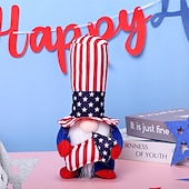  250 vuotta itsenäisyyspäivän raidallinen pentagrammi Rudolf kääpiö kasvoton nukke koriste