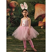 preiswerte Tierkostüm-Tutu Robe Tier Kaninchen Osterhase Kleider Lustig Kinder Mädchen Halloween Ostern Karneval Party Verkleiden