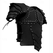 baratos Armadura-Retro Vintage Medieval Renascentista Armas e Armaduras Sem Mangas Cavalheiro cavaleiro celta Ranger Fantasia Homens Fantasia Dia Das Bruxas Carnaval feira renascentista LARP Adulto