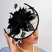 economico Fascinatori &amp; Cappelli-Copricapo affascinante Gentildonna Floreale Costume Per donna Mascherata Tè Ascot Festival delle corse di cavalli Adulti Copricapo