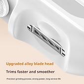 Недорогие Личный уход и здоровье-Электрическая пилочка для ногтей 4-в-1 с аккумулятором и светодиодной подсветкой, питанием от USB, обеспечивает салонное качество, имеет 2 скорости и подходит для женщин, мужчин, взрослых и пожилых