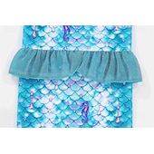  sereia Princesa sereia Vestidos Fantasia de festa temática Fantasias for Para Meninas Crianças Carnaval Baile de Máscaras Festa Feriado