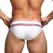 levne Plavky a šortky na surfování-Pánské Plavky pánské Plavecké trenýrky Plavecké kalhotky Jednobarevné Šňůrky Rychleschnoucí Natahovací Prodyšné Plavky Spodní část oděvu Surfování Vodní sporty Plavání Léto