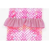 baratos Fantasias para meninas-sereia Princesa sereia Vestidos Fantasia de festa temática Fantasias for Para Meninas Infantil Crianças Carnaval Baile de Máscaras Festa Feriado
