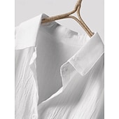 olcso Alapvető műszálas ingek-Női Blúz Pamut póló 100% pamuk Gombok Tömör szín Napi Stílusos Alap Hosszú ujj Állógallér Hosszú felsők Napi Fekete Fehér Sötétkék Lóhere Khakizöld Tavasz Ősz