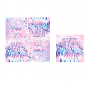 billiga Event &amp; Party Supplies-Festtillbehör i popstjärnestil inspirerade av Koreanska idoler, 76 delar födelsedagsdekorationer med banderoll, papperspompomer, hängande virvlar, tårtdekorationer &amp;Cupcake-plockare,