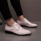 Недорогие Дерби туфли-Мужские туфли из искусственной кожи в красно-золотую полоску – стильная формальная обувь для свадеб и деловых мероприятий.