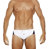 Недорогие Плавки и шорты для серфинга-Муж. Купальные шорты Обтягивающие длинные шорты Плавки Блокировка цвета Кулиска Быстровысыхающий Стреч Дышащий Нижняя часть Серфинг Водные виды спорта Плавание Лето