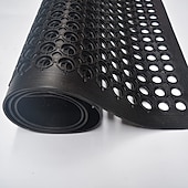cheap Rugs &amp; Mats &amp; Carpets-Heavy Duty Rubber Floor Mat – Non-Slip, Waterproof, Easy to Clean – Anti-Fatigue Mat for Commercial Kitchens, Restaurants, Workshops – Oil Resistant, Hose Washable