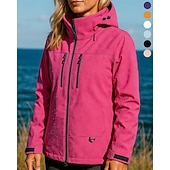 cheap Fleece &amp; 3 in 1 Jackets-Women's Hiking Jacket Fleece Jacket Winter Coat 3 in 1 Jacket Winter Autumn / Fall Outdoor Waterproof Windproof Top Black White Yellow Pink Blue