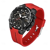 זול שעונים דיגיטלים-SANDA גברים שעון דיגיטלי מינימליסטי רטרו וינטג ' פאר ספורטיבי זורח שעון עצר Alarm Clock ספירה לאחור ג'ל סיליקון שעון