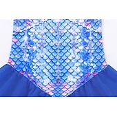  sereia Princesa sereia Vestidos Fantasia de festa temática Fantasias for Para Meninas Infantil Crianças Carnaval Baile de Máscaras Festa Feriado