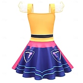 baratos Fantasias para meninas-Inspirado em Kpop Inspirado em ídolos coreanos Estrela pop Vestidos Filme Ativo for Para Meninas Infantil Dia Das Bruxas Carnaval Diário
