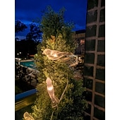 olcso Pathway Lights &amp; Lanterns-kültéri napelemes 5 izzós madárfüzér csipeszekkel, IP44 vízálló fali lámpa &amp;kerítésdekoráció, kerti, teraszi, hátsó udvari, villai és tájvilágítás