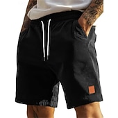 economico Pantaloncini casual-Per uomo Shorts Pantaloncini casual Pantaloncini di velluto a coste Tasca Elastico in vita Semplice Tinta unita Comodità Traspirante Sopra il ginocchio Casuale All'aperto Spiaggia Vacanza Moda Blu