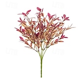 tanie Rośliny sztuczne i zieleń-6 szt. sztucznych roślin pieniężnych, sztuczna zieleń, plastikowa roślina doniczkowa z liśćmi, sztuczna roślina doniczkowa w stylu europejskim do wystroju domu &amp; wyświetlacz