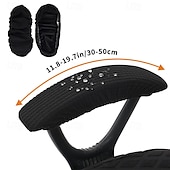 cheap Sofa Cover-Water Resistant Waffle Office Chair Armrest Covers Stretch Elastic Armrest Protector Set for Computer Desk Chair
