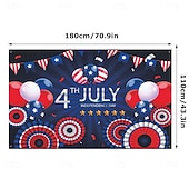 billige USA 250.-uavhengighetsdagen banner bakgrunn stoff festival utstillingsvindu veggdekorasjon hengende stoff flagg