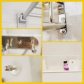 رخيصةأون خطاف-خطافات لاصقة بدون حفر، 20 قطعة من علاقات الصور بدون مسامير، خطافات جدارية لاصقة للتعليق، خطافات لولبية للتثبيت على الحائط، للتعليق على الحائط بدون مسامير للمطبخ والحمام والمنزل