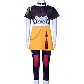  Kpop-inspirert Inspirert av koreansk idol Popstjerne Cosplay kostyme Gruppekostyme Fancy dress Jente Barne Halloween Karneval Ytelse Comic Con Anime-messe