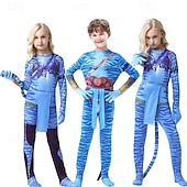 halpa Pari- ja ryhmäasut-Neytiri Jake Sully Zentai sopii Cosplay-Asut Poikien Tyttöjen Lapset Karnevaali Kirjaviikko