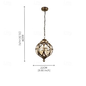 abordables Design de Globe-Lampes suspendues d'extérieur, lampe suspendue extérieure, lustre en métal noir étanche pour porche avec globe en verre transparent dans un cadre en cage de fer, lanterne extérieure pour entrée,