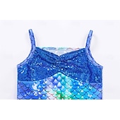  sereia Princesa sereia Vestidos Fantasia de festa temática Fantasias for Para Meninas Crianças Carnaval Baile de Máscaras Festa Feriado