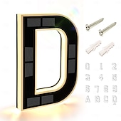 baratos Candeeiros Luzes de Exterior-Luminária de parede solar externa de 9 polegadas com endereço, à prova d'água IP44, luz LED com número para jardim, varanda, casa de campo, rua, placa luminosa com número da casa, luz decorativa