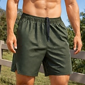 abordables Pantalones cortos de correr-Hombre Pantalones Cortos Running Pantalón Corto Short Running Pantalones cortos deportivos Correa Bolsillos Retazos Bermudas Diario Exterior Deporte Verano Secado rápido Dispersor de humedad