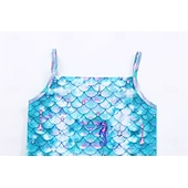  sereia Princesa sereia Vestidos Fantasia de festa temática Fantasias for Para Meninas Crianças Carnaval Baile de Máscaras Festa Feriado