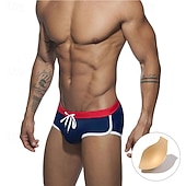 economico Costumi da bagno &amp; Pantaloni da surf-Per uomo Costume da bagno Costume da Bagno Slip mare Tinta unita Coulisse Asciugatura Rapida Elastico Traspirante Pantaloni Surf Sport Acquatici Nuoto Estate
