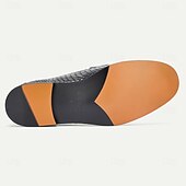 abordables Mocassins en cuir de qualité supérieure-Mocassins pour homme en cuir premium imprimé serpent, tendance et audacieux, parfaits pour les vacances et les sorties nocturnes.