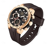 זול שעונים דיגיטלים-SANDA גברים שעון דיגיטלי מינימליסטי רטרו וינטג ' פאר ספורטיבי זורח שעון עצר Alarm Clock ספירה לאחור ג'ל סיליקון שעון