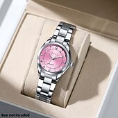 economico Orologi al quarzo-Orologio da donna orologio di lusso da donna quadrante decorativo con diamante orologio casual alla moda da donna migliori accessori da donna e selezione dei migliori regali per la Festa della Mamma