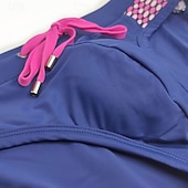 preiswerte Badehosen &amp; Boardshorts-Herren Badeshorts Badehose Badehosen Patchwork Punkt Kordelzug Schnelltrocknend Elastisch Atmungsaktiv Unterteile Surfen Wassersport Schwimmen Sommer