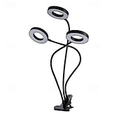 baratos Luz LED Ambiente-Luminária de LED para cultivo de plantas com 1/2/3/4 LEDs, espectro completo, 48 LEDs, temporizador, brilho ajustável, alimentação USB 5V, ideal para plantas de interior, hidroponia, hortaliças,