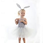 preiswerte Tierkostüm-Tutu Robe Tier Kaninchen Osterhase Kleider Lustig Kinder Mädchen Halloween Karneval Ostern Karneval Party Verkleiden