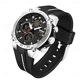 זול שעונים דיגיטלים-SANDA גברים שעון דיגיטלי מינימליסטי רטרו וינטג ' פאר ספורטיבי זורח שעון עצר Alarm Clock ספירה לאחור ג'ל סיליקון שעון