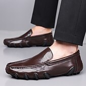 preiswerte Freizeit-Loafer-Schwarze Herren-Anzugschuhe, elegantes Design mit glatter Oberfläche, perfekt für Business-Anzüge und Abendveranstaltungen